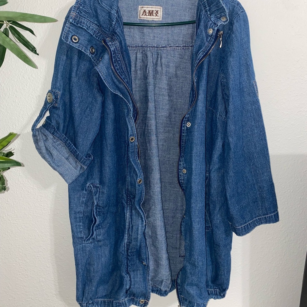 WOMENS JEAN JACKET TRENCH